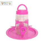 Urban Garden Small Pink Colour Bird Feeder