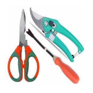 Urban Garden 3 pcs gardening tools combo of scissor weeder and garden original